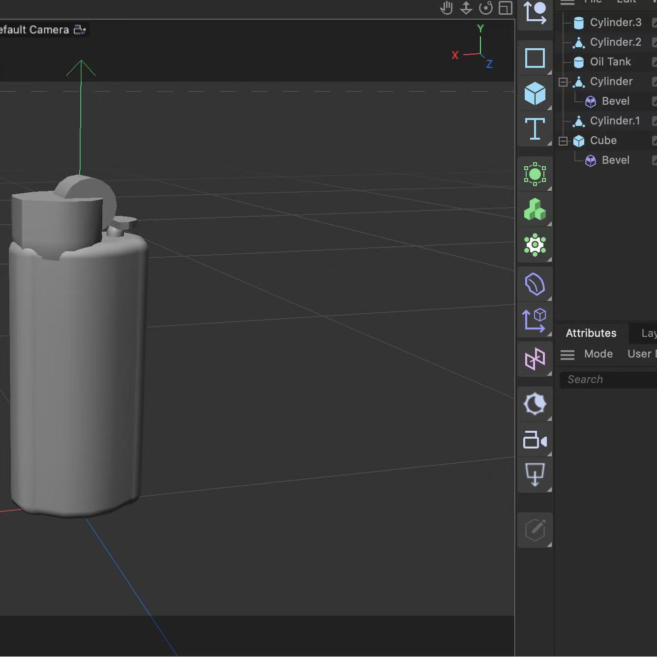 This was one of the three items I ultimately chose, and it’s the prototype for the lighter I made.